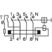 ПЗВ 4P 6kA 25A 30mA A hager CDA425D ПЗВ 4P 6kA 25A 30mA A hager CDA425D