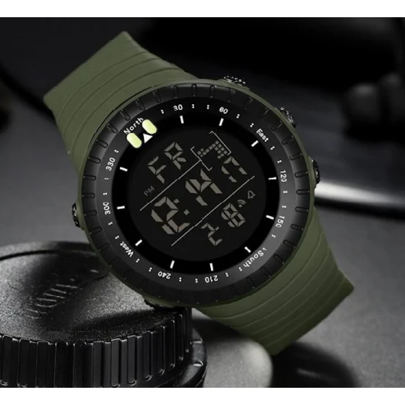 Ручний водонепроникний годинник SYNOKE Sports Outdoor Resistan ARMY GREEN Ручний водонепроникний годинник SYNOKE Sports Outdoor Resistan ARMY GREEN