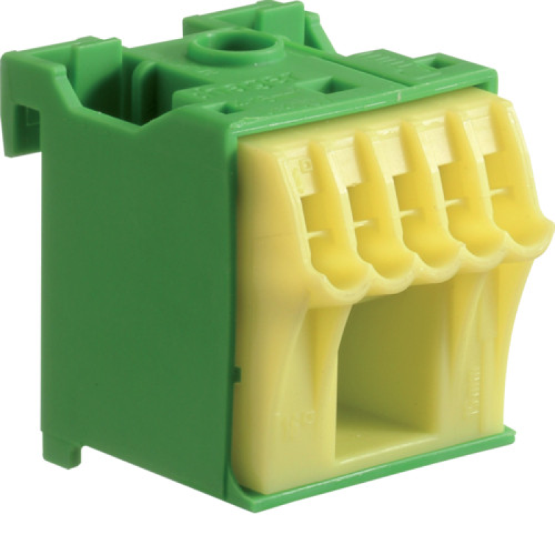 KN06E QuickConnect PE-клема 1x16мм²+5x4мм² ширина 30мм Hager KN06E QuickConnect PE-клема 1x16мм²+5x4мм² ширина 30мм Hager