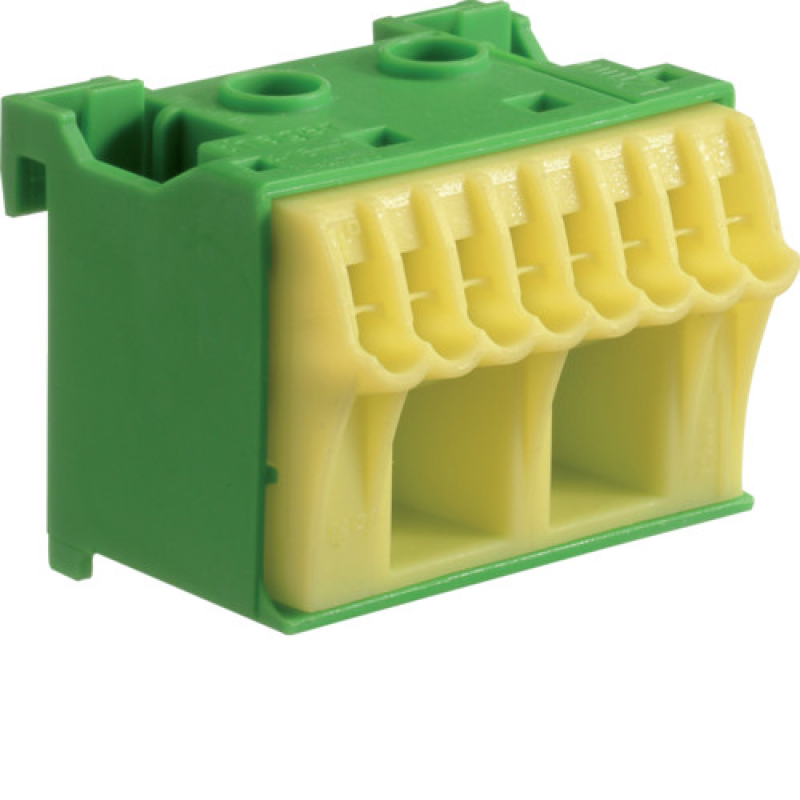 KN10E QuickConnect PE-клема 2x16мм²+8x4мм² ширина 45мм Hager KN10E QuickConnect PE-клема 2x16мм²+8x4мм² ширина 45мм Hager